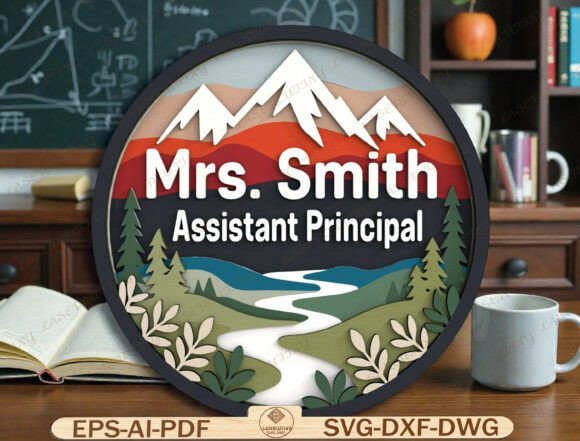 Assistant Principal Door Sign SVG: A Versatile Graphic Template for Office and Branding