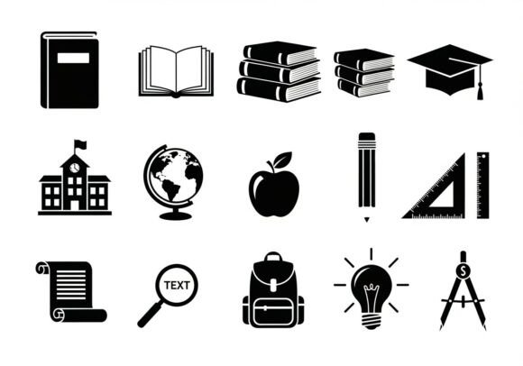 Black and White Educational Book Globe Review