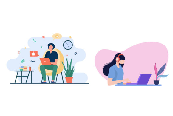 Flat Illustration Bundle-10 Graphics & Illustrations