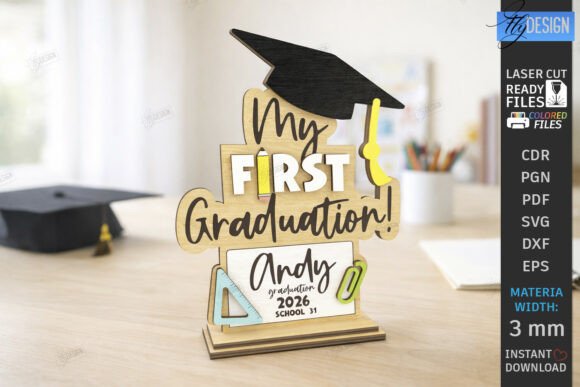 Personalized Kids Graduation Award Laser for Creative Publishing