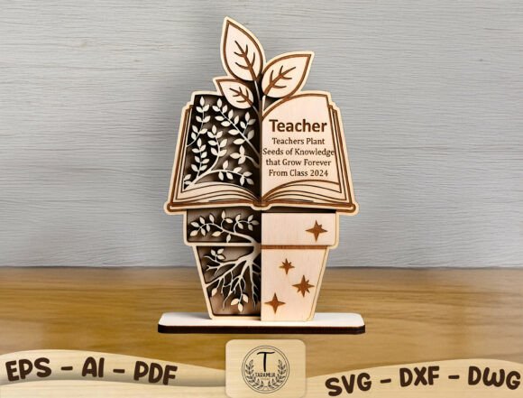 Personalized Teacher Sign Laser Cut SVG: A Heartfelt Design for Real Projects