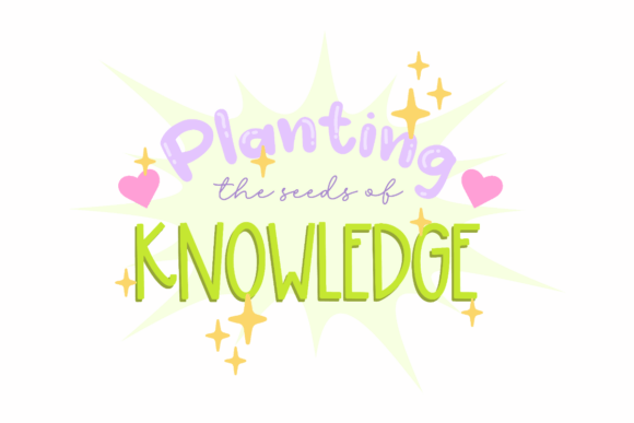 Planting Knowledge Seeds: A Versatile Graphic Design Asset for Crafts and Branding