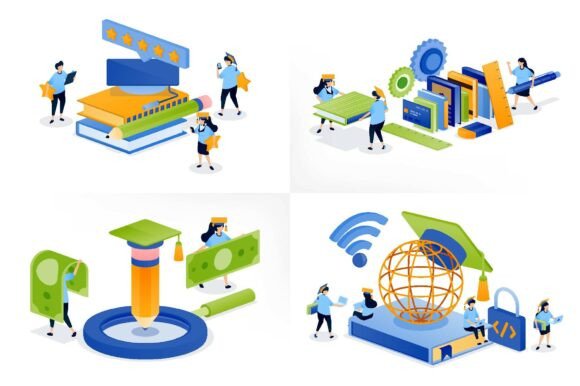 Scholarship Teamwork and Learning Access: A Versatile Design Asset for Modern Marketing