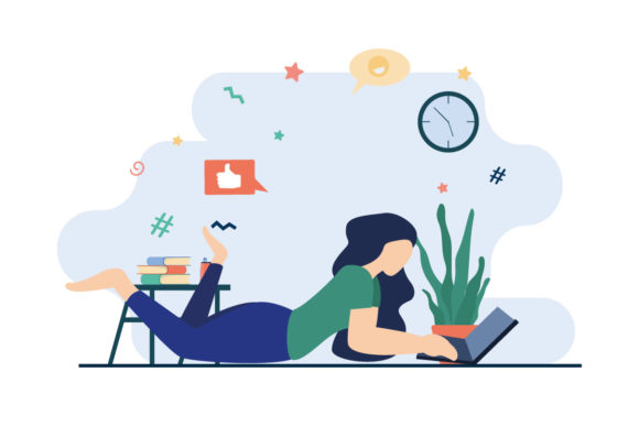 Study and Work from Home-05 Graphics